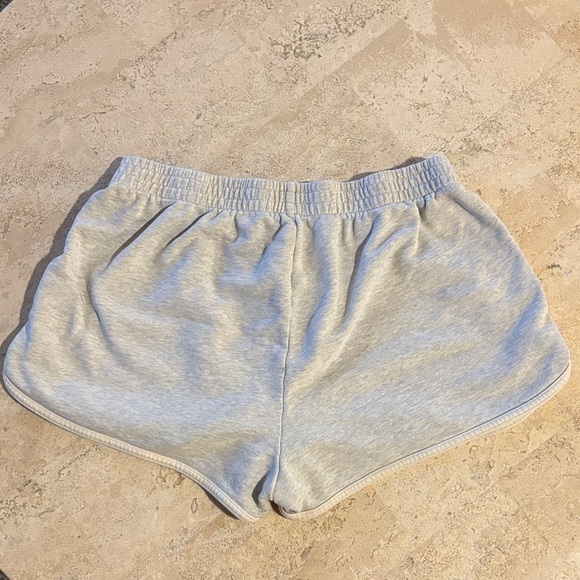 Offline by Aerie size large Gray with white stripe lounge shorts - Picture 2 of 4